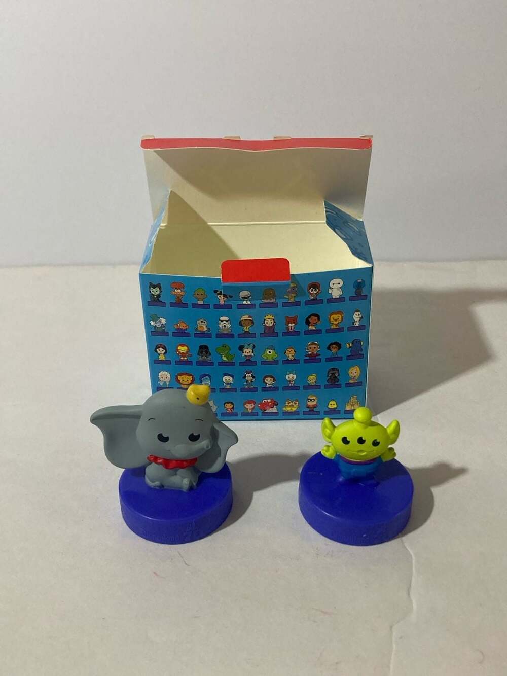 McDonald's Disneyland 70th Anniversary Happy Meal Toys Dumbo and Alien Figures